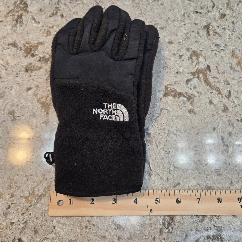The North Face Womens Black Fleece Touchscreen Etip Gloves Small S/P